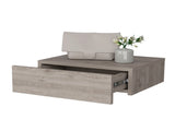 Light Gray Wall-Mounted Floating Nightstand B062P175153