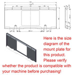 ZUN skid steer post hole auger drive attachment, 11.8" diameter auger, 46"drilling depth, standard flow W1377P183102