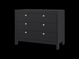 Libby Dresser, 3 Drawers, Black Wengue B097P480474