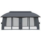 13ft x 13ft Patio Gazebo-Gray-AS 89770979