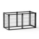 ZUN Dog Crate 47.2" Dog Kennel for Small Medium Dogs, Puppy Dog Playpen with Top, Pet Cage, Indoor, W1162P245311