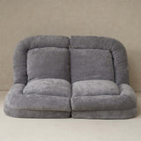 Convertible Fold-Out Double Sofa Bed,Gray W244P289257