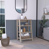 ZUN St. Clair Linen Cabinet, Two Interior Shelves, Two Open Shelves, Single Door B200P188814