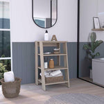 ZUN St. Clair Linen Cabinet, Two Interior Shelves, Two Open Shelves, Single Door B070P188814