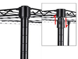 3-Tier Closet Organizer Metal Garment Rack Portable Clothes Hanger Home Shelf 99664466