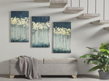 Gold Foil Abstract 3-piece Canvas Wall Art Set B03598816