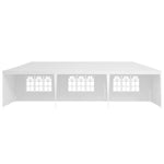 ZUN 10x30' Outdoor Garden Gazebo Wedding Party Tent Canopy Marquee with 5 Removable Sidewalls W2185P192582