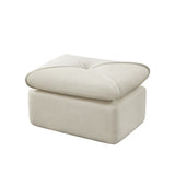 Compressed Lounge Chair with Ottoman, Modern Sofa for Small Spaces, Comfortable Upholstered Sofa for W1036P251827