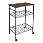 ZUN 3-Tier Kitchen Utility Cart 89585769