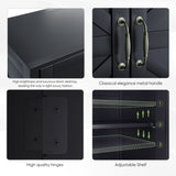 Kitchen Sideboard Buffet Cabinet,Farmhouse Storage Cabinet with Drawer and Adjustable Shelf,Barn W1706P281103