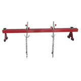 Engine Load Leveler 1100lbs Capacity Support Bar Transmission W/ Dual Hook Red 76519805
