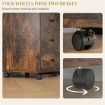 ZUN Bathroom Storage Cabinet-Brown （Prohibited by WalMart） 37124254