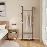 ZUN Coat Racks solid wood hanger 23.6* 11*64.1in Solid environmental protection easy to assemble W2987P225473