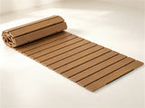 8 FT HDPE Folding Garden Walkway, Weather Resistant Outdoor Decorative Pathway with Metal Wire 13425844