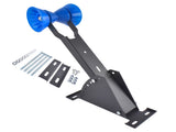 Adjustable Boat Trailer Winch Stand with Blue Roller - Universal Winch Mount Post for 3" to 4" Wide 03361391