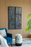15.5" x 55" Rectangular Shaped Rice Paper Shadow Box Decor Wall Art, Transitional style Wall Decor, W2078130321
