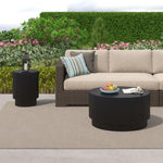 ZUN 15.72-inch H-barrel coffee table, Nordic style, simple design, suitable for indoor and outdoor use, W1781P211084