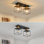 ZUN Kimbler 2-Semi Flush Mount Kitchen Pendent Light[No Bulb][Unable to ship on weekends, please place 96808961