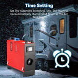 All in One 8KW 12V-24V Portable Diesel Air Heater with Muffler, Remote Control, LCD Monitor, Fast 65595654