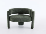Modern Accent Chair, Contemporary Boucle Fabric Accent Armchair Comfy Upholstered Leisure Single 02006085
