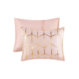 Twin/Twin XL Metallic Printed Comforter Set B03595840