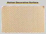 2 dump buckets with high-leg arched rattan shoe cabinet particle board plastic rattan 54*24*98cm 76681799