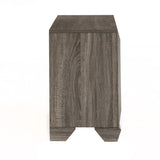 Weathered Grey Grain 2-drawer Nightstand B062P181323