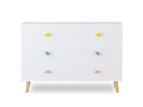 Kids 3 Drawer Dresser, Baby Nightstand for Bedroom, Storage Cabinet for Toddler Child for Living 81589726