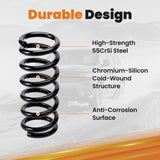 2" Front Lowering Coil Springs Drop Kit For Chevrolet Silverado 1500 1999-2007 03868372