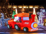 8.6 feet Christmas inflatable train Christmas decorations 71256370