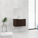 ZUN 30 Inch Bathroom Vanity With Resin Sink,Soft Close Doors,Float Mounting Design W999P204951