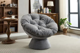 Oversized Swivel Accent Chair, 360 Swivel Barrel Chair, Papasan Chair for Living Room Bedroom W1752P172292