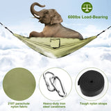 Camping Hammock, Portable Double Hammock with Net,600lbs Load 2 Persons Hammock w/Mosquito Net 23289829