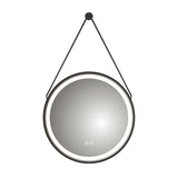 DAX Aura Strap LED Light Round Mirror 28 Inches B2702P227044