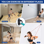 ZUN 3-piece wall-mounted exercise anchor, resistance band wall hook, home gym installation anchor, 43759579