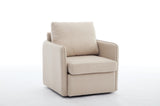 ZUN Swivel Accent Chair, Comfy single Sofa chair with storage, Modern arm chair for Living Room, Fabric W2606P187686