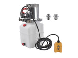 6 Quart Double Acting Hydraulic Pump 12V Replacement for Dump Trailers SAE6 80977260