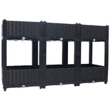 Planter Raised Beds - Elevated Planter Garden Box with Drainage Plug Raised Garden Beds for W465P187532