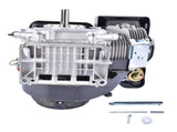 4 Stroke 15HP 420cc Gas Black, Horizontal Shaft OHV Gas Motor, Recoil Start Go Kart Motor 19782606