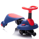 ZUN 6V Kids Ride On Electric Wiggle Car,Flashing & Shock absorbing PU Wheels For Effective Floor W1578P213378