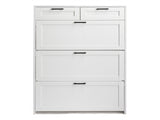 3 drawers, 2 lifters, top panel, shoe cabinet, particleboard, 80*25*120cm, white 77015694