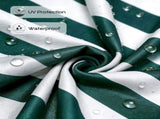 4' Window Door Awning Sun Shade Canopy Outdoor Patio Cover, Green & White Stripes 16287034