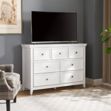 ZUN Modern 7 Drawers Dresser 7 Drawers Cabinet,Chest of Drawers Closet Organizers and Clothes W2275P149784