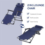 ZUN Folding Lounge Chairs / beach chair （Prohibited by WalMart） 57263258