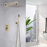 12 Inch Bathroom Rain Shower Combo Set With Hand Shower W121749879