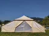 5-8 Person Luxury Bell Cotton Tent, Waterproof Outdoor Glamping Cotton Tent for Resort & Campsite 89173934