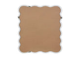 24"x36" Wavy Rectangle Mirror, Solid Wood Frame Decorative Mirror for Bedroom Bathroom Living Room 28976789