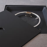 50000 BTU, CSA Certification Square Gas Fire Table ,Contain 5 kg Lava Stone And Rainproof W2734P194105