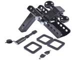 Adjustable Trailer Hitch Fits 2-inch Receiver 2" & 2-5/16" Ball w/Anti-Theft Pin 54863397