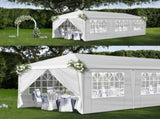 10x30ft Outdoor Pop Up Canopy, Portable Instant Canopy Tent with 8 Sidewalls for Outdoor Events 10270298